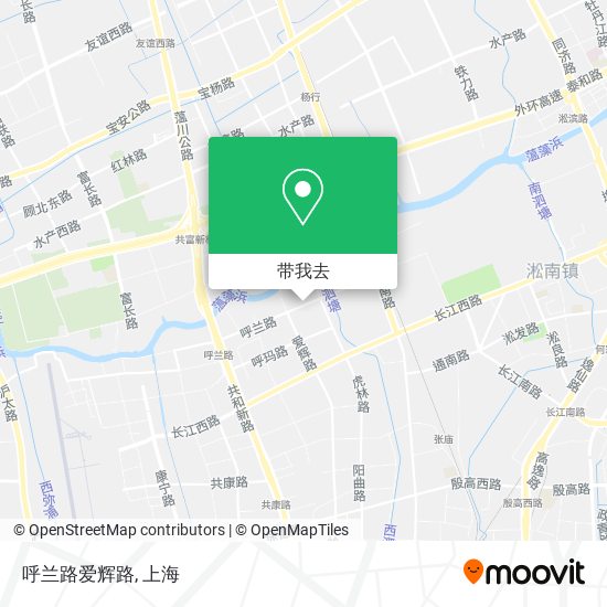 呼兰路爱辉路地图