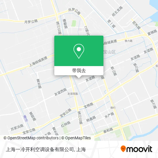 上海一冷开利空调设备有限公司地图