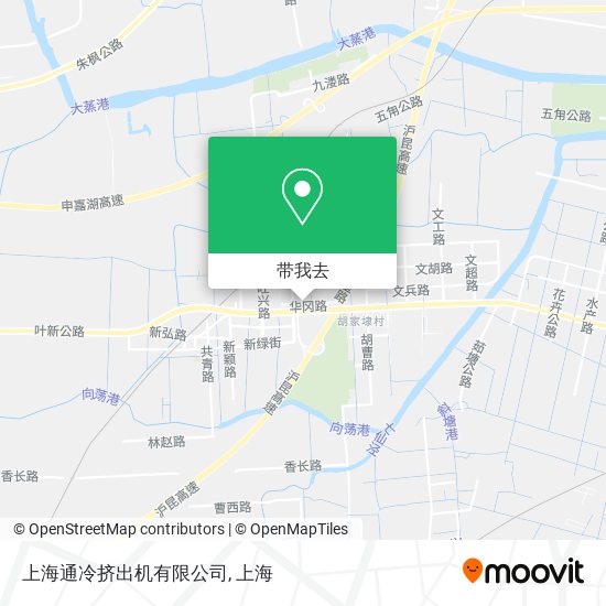 上海通冷挤出机有限公司地图