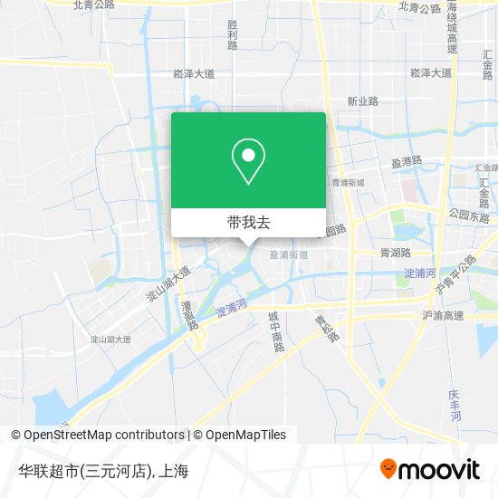 华联超市(三元河店)地图