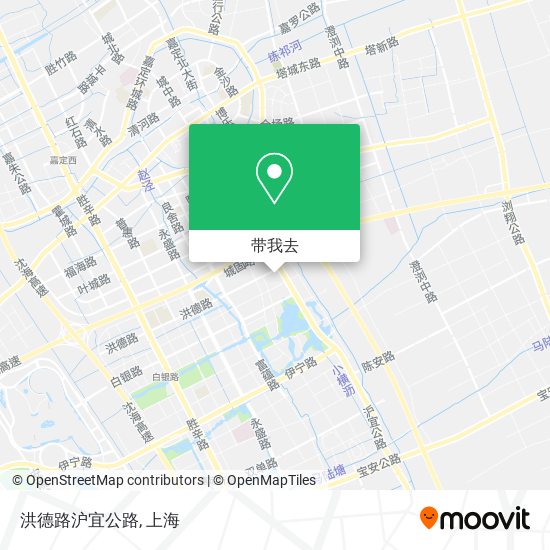 洪德路沪宜公路地图