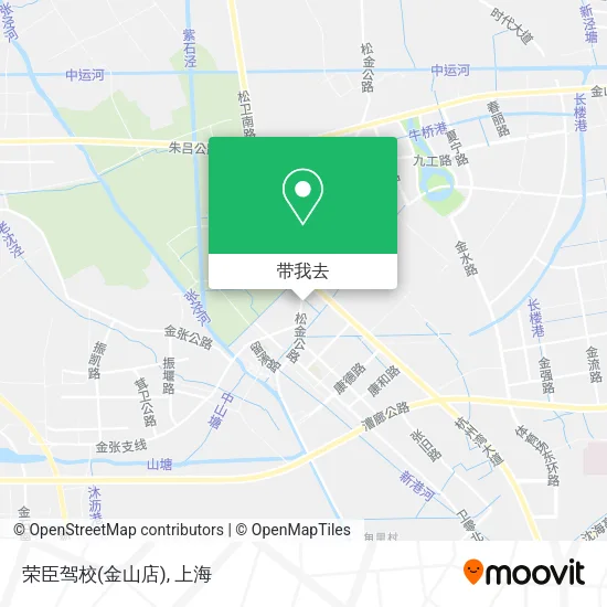荣臣驾校(金山店)地图