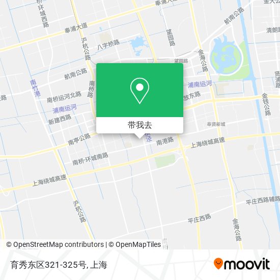 育秀东区321-325号地图