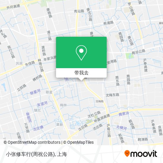 小张修车行(周祝公路)地图