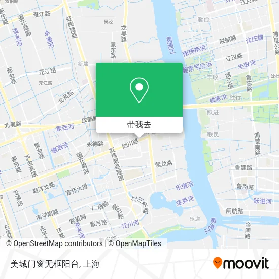 美城门窗无框阳台地图