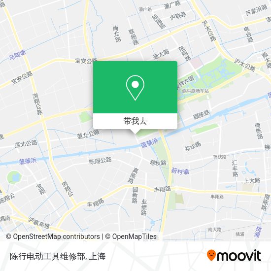 陈行电动工具维修部地图