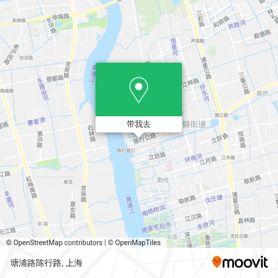 塘浦路陈行路地图