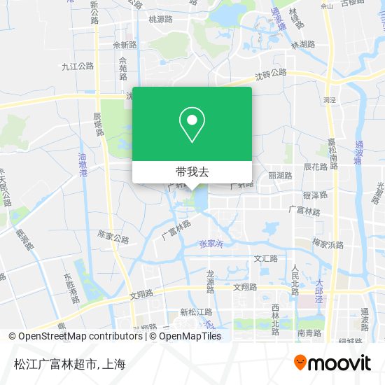松江广富林超市地图