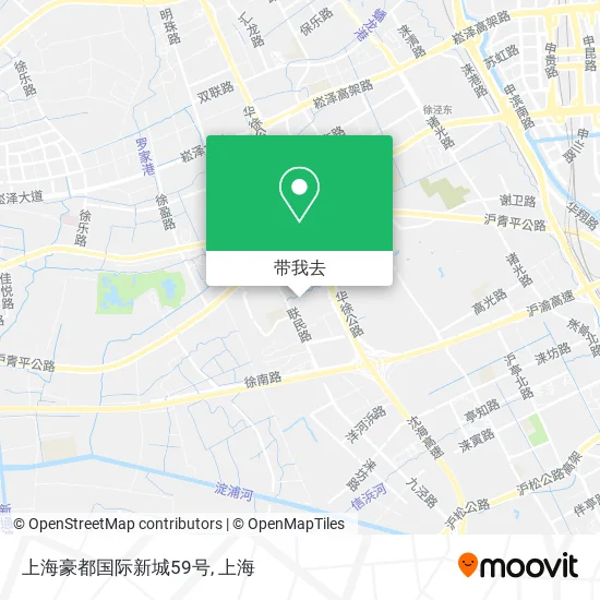 上海豪都国际新城59号地图