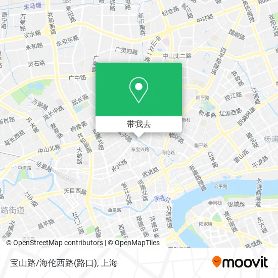 宝山路/海伦西路(路口)地图