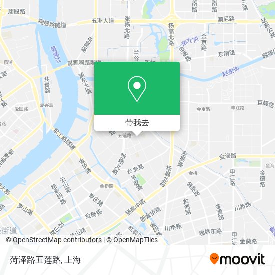 菏泽路五莲路地图