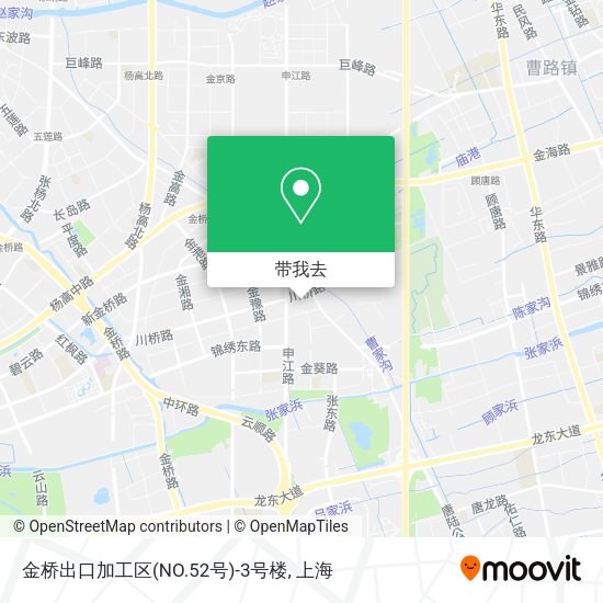 金桥出口加工区(NO.52号)-3号楼地图