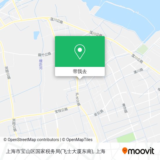 上海市宝山区国家税务局(飞士大厦东南)地图