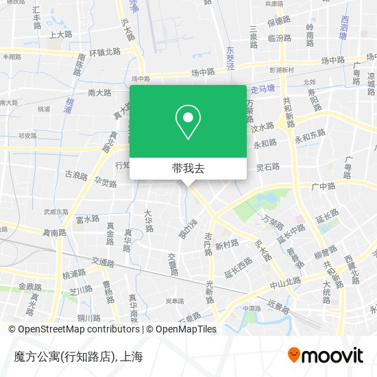 魔方公寓(行知路店)地图