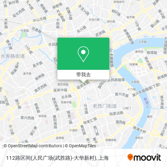 112路区间(人民广场(武胜路)-大华新村)地图