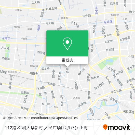 112路区间(大华新村-人民广场(武胜路))地图