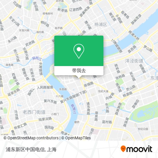 浦东新区中国电信地图