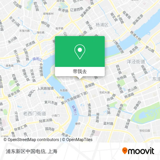 浦东新区中国电信地图