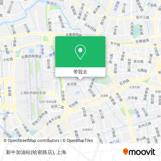 新中加油站(哈密路店)地图