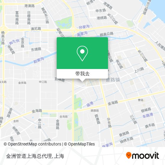 金洲管道上海总代理地图