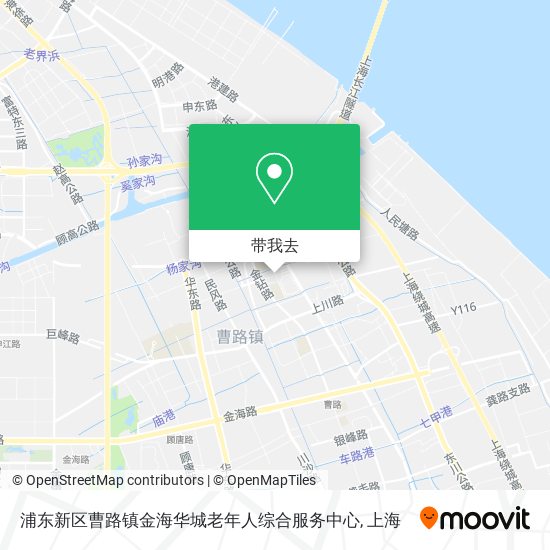 浦东新区曹路镇金海华城老年人综合服务中心地图