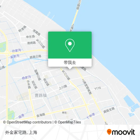 外金家宅路地图