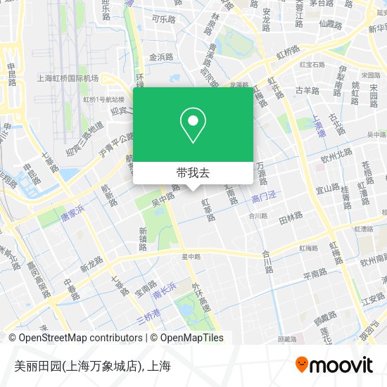 美丽田园(上海万象城店)地图
