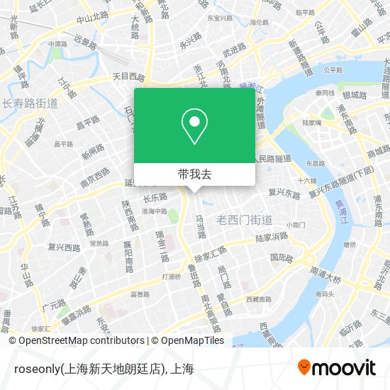 roseonly(上海新天地朗廷店)地图