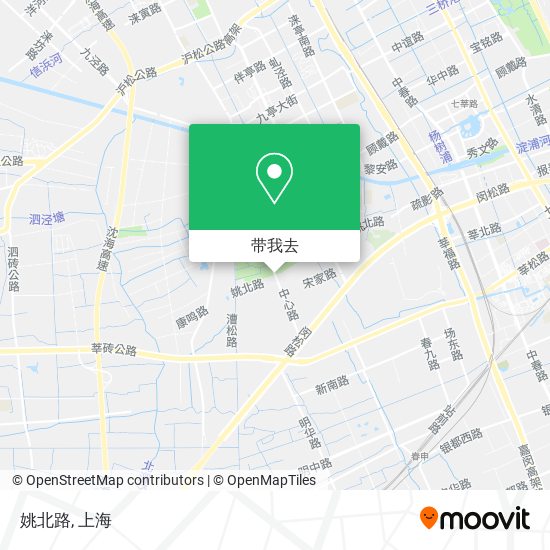 姚北路地图