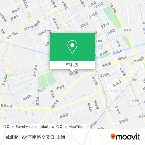 姚北路与涞亭南路交叉口地图