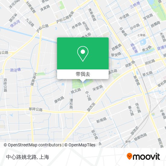 中心路姚北路地图