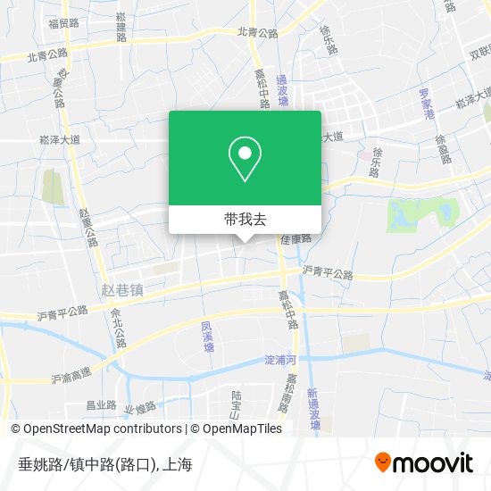 垂姚路/镇中路(路口)地图