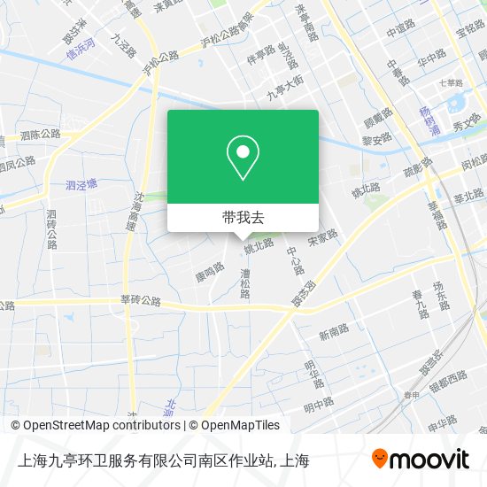 上海九亭环卫服务有限公司南区作业站地图