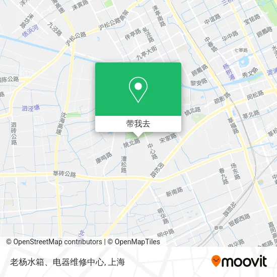 老杨水箱、电器维修中心地图