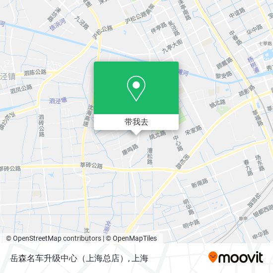 岳森名车升级中心（上海总店）地图