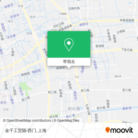 金千工贸园-西门地图