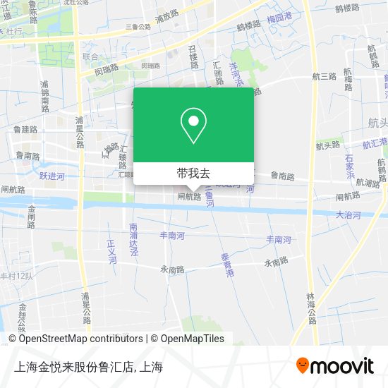 上海金悦来股份鲁汇店地图