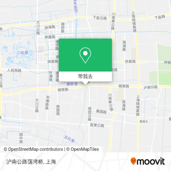 沪南公路荡湾桥地图