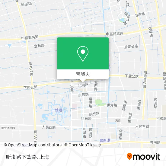 听潮路下盐路地图