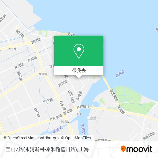 宝山7路(永清新村-泰和路蕰川路)地图