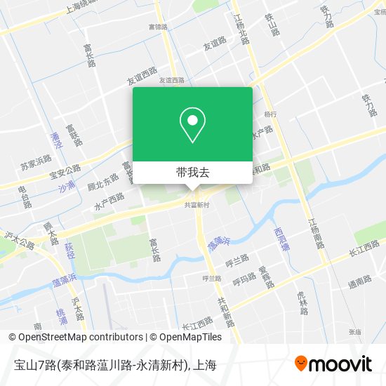 宝山7路(泰和路蕰川路-永清新村)地图