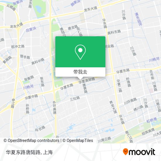 华夏东路唐陆路地图