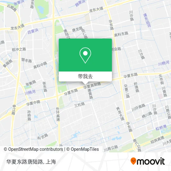 华夏东路唐陆路地图