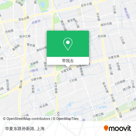 华夏东路孙新路地图