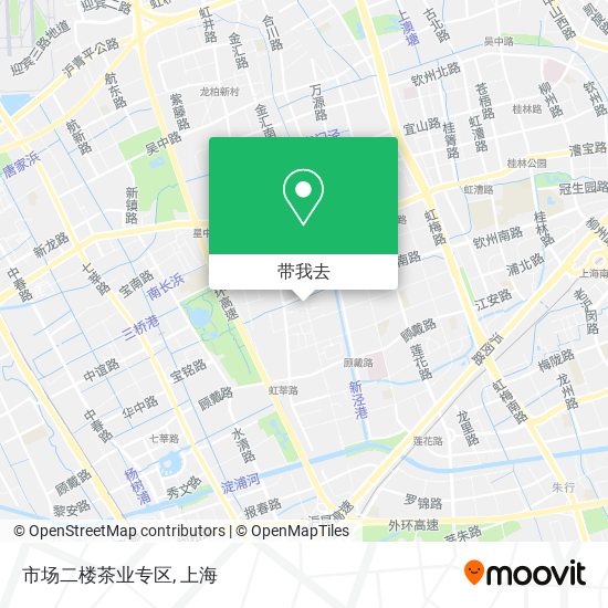 市场二楼茶业专区地图