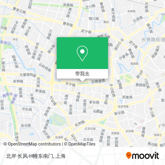 北岸·长风-H幢东南门地图
