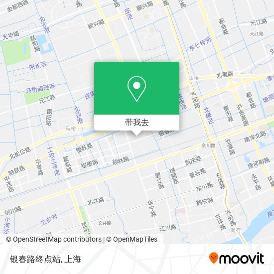 银春路终点站地图