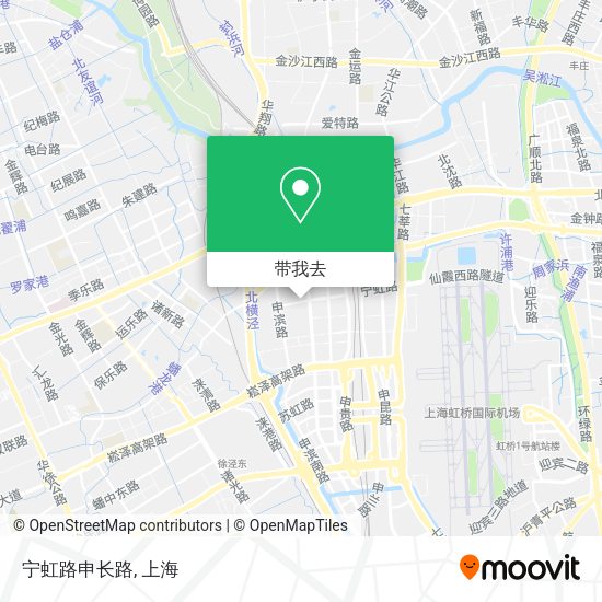 宁虹路申长路地图