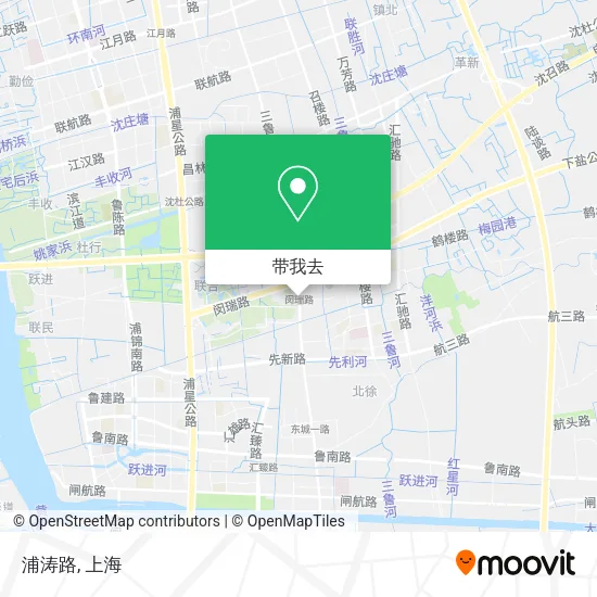 浦涛路地图
