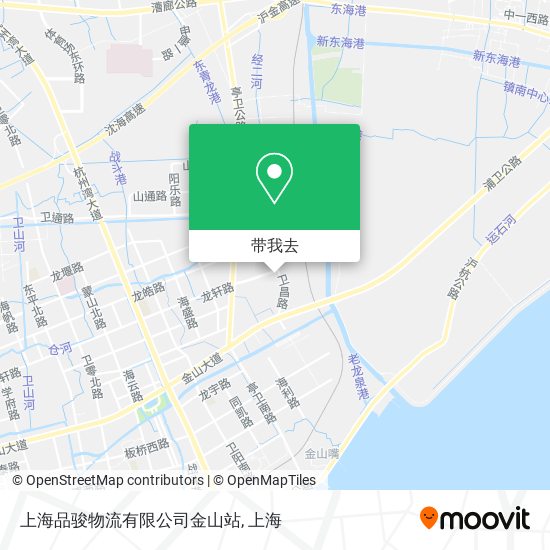 上海品骏物流有限公司金山站地图